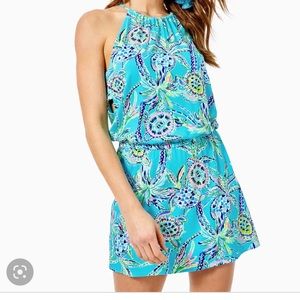 Lilly Pulitzer Bermuda Bay Turtle Season Romper